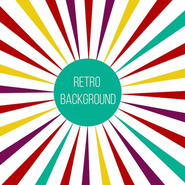 El fondo retro