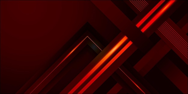 Fondo rojo abstracto 3d