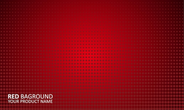 Fondo rojo abstracto con medio tono