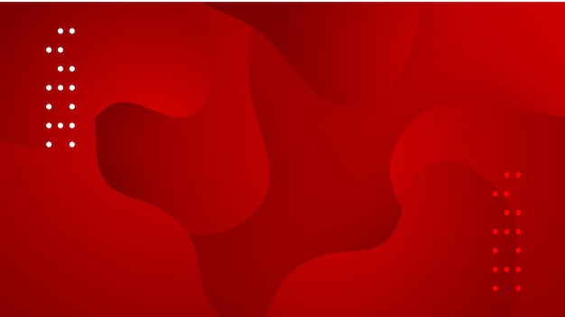 fondo rojo abstracto mínimo abstracto creatividad superposición fondo digital vector concepto de página de aterrizaje moderno
