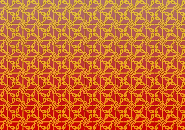 Un fondo rojo y amarillo con un patrón amarillo que dice 'te amo'