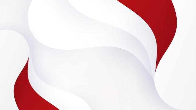 Fondo rojo y blanco abstracto geométrico moderno