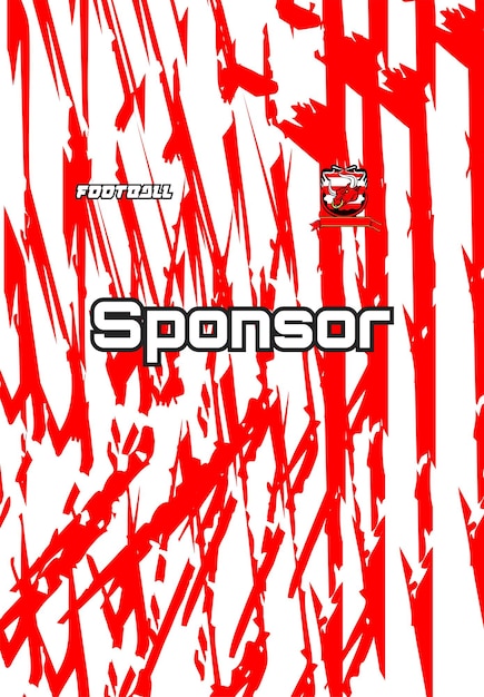un fondo rojo y blanco con la palabra deporte en él