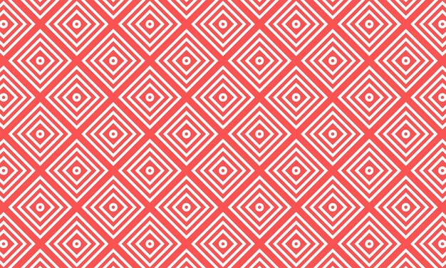Un fondo rojo y blanco con un patrón geométrico.