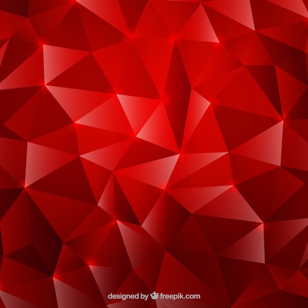 Fondo rojo con efecto de diamante