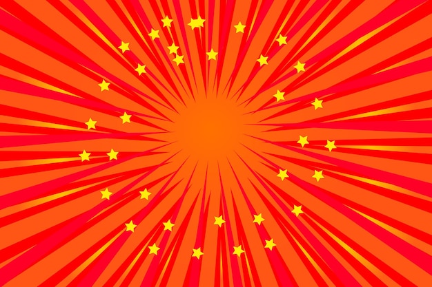 un fondo rojo con una estrella que dice estrella
