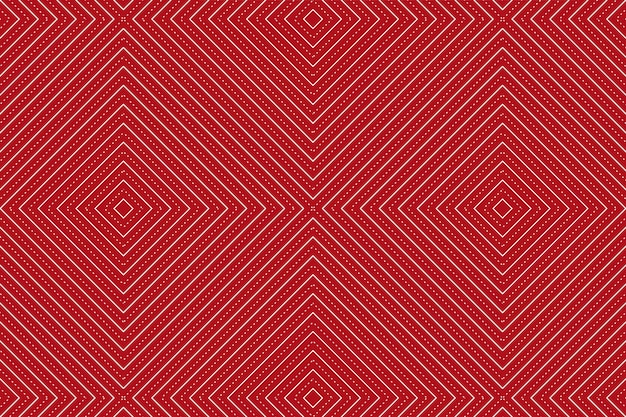 Fondo rojo geométrico con líneas que forman un patrón triangular