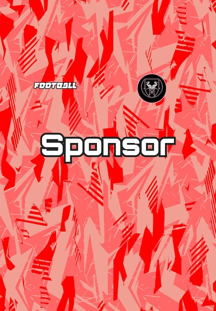 un fondo rojo con un logotipo del club de fútbol