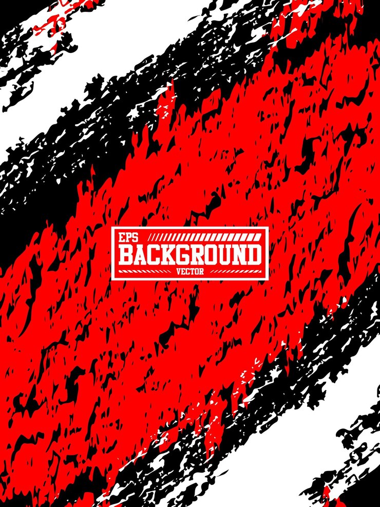 fondo rojo manchas blancas negras negras
