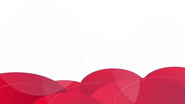 fondo rojo moderno y minimalista con geometría abstracta en fondo blanco