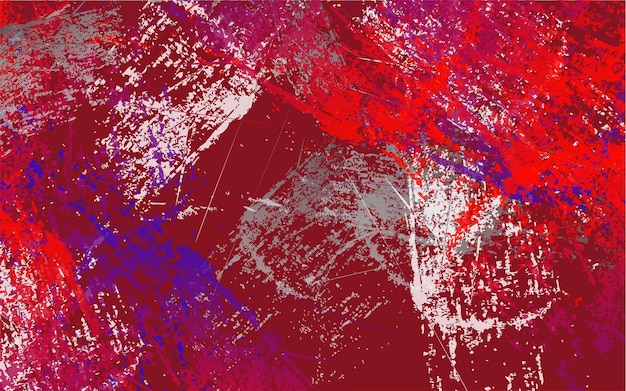 Un fondo rojo y morado con un patrón blanco y azul.