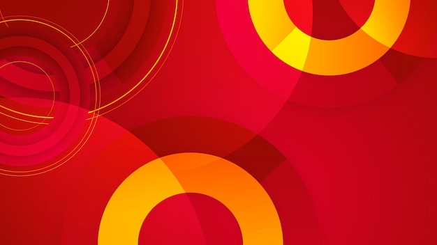 Fondo rojo naranja Geometría de fondo abstracta Brillo y vector de elementos de capa para el diseño de presentaciones Traje para negocios Institución corporativa Fiesta seminario y charlas festivas