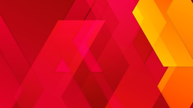 Fondo rojo naranja Geometría de fondo abstracta Brillo y vector de elementos de capa para el diseño de presentaciones Traje para negocios Institución corporativa Fiesta seminario y charlas festivas