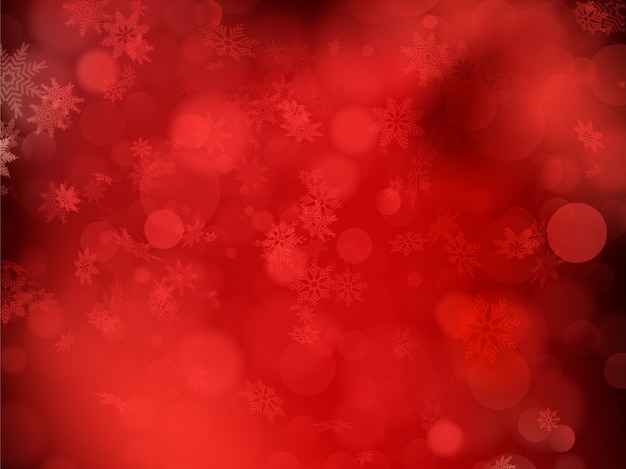 Vector fondo rojo de navidad.