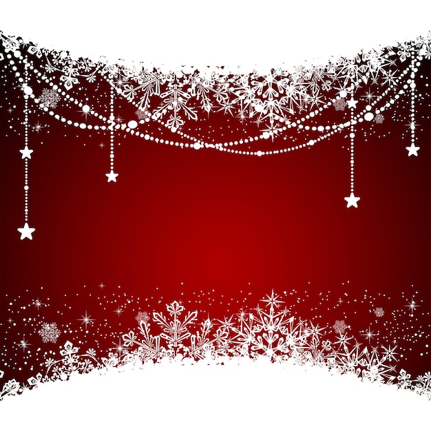 Fondo rojo de Navidad