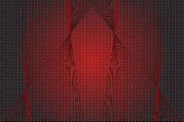 Vector fondo rojo y negro con una línea en el medio