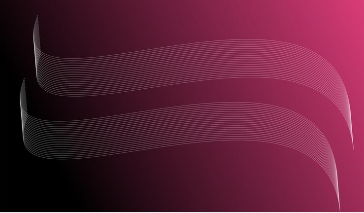 Vector un fondo rojo y negro con líneas y una raya blanca.