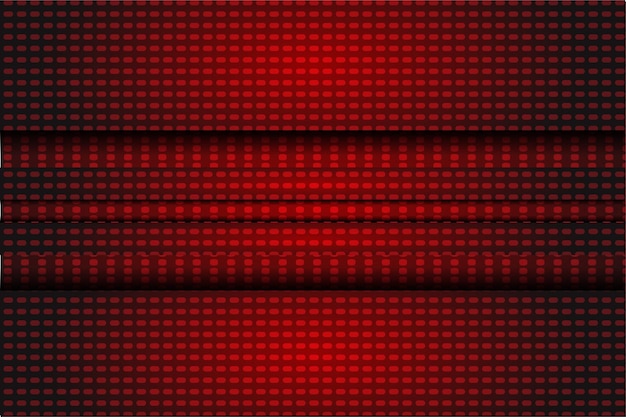 Fondo rojo y negro con un patrón de puntos y números.