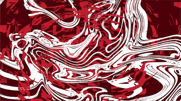 un fondo rojo con un patrón de líneas blancas y rojas
