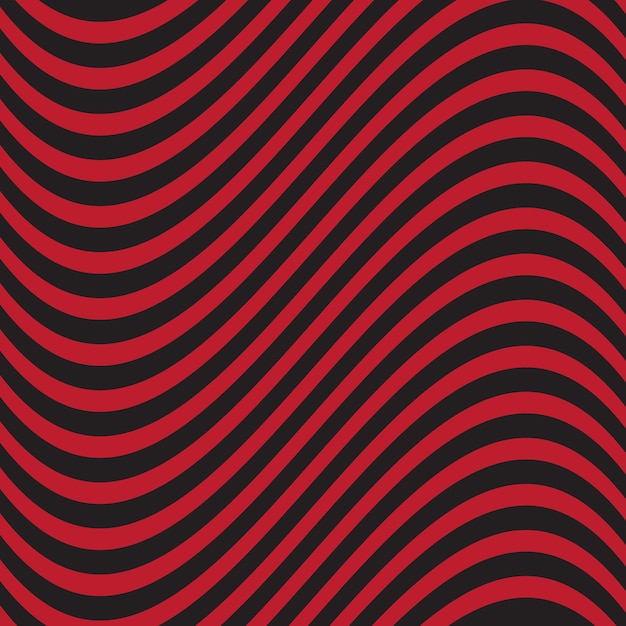 un fondo rojo con un patrón negro y rojo