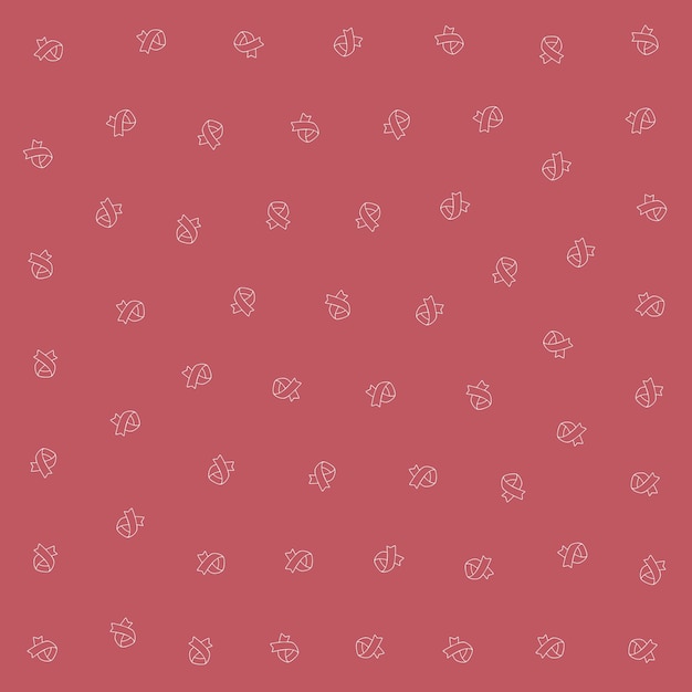 un fondo rojo con un patrón de pequeños corazones blancos