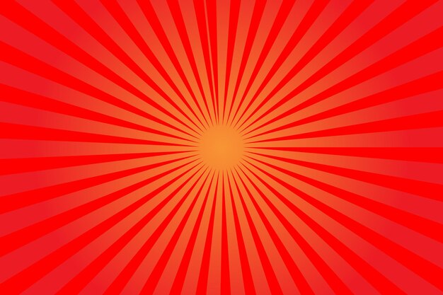 un fondo rojo con un sol amarillo en el medio