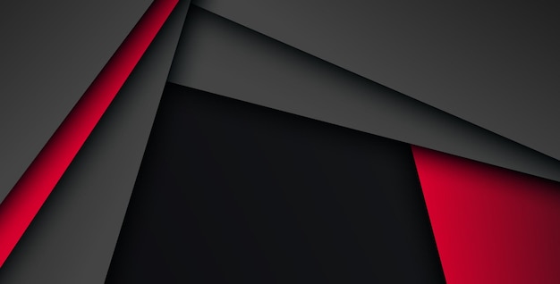 Fondo rojo superposición dimensión gris ilustración vectorial tablero de mensajes para el diseño de texto y mensaje