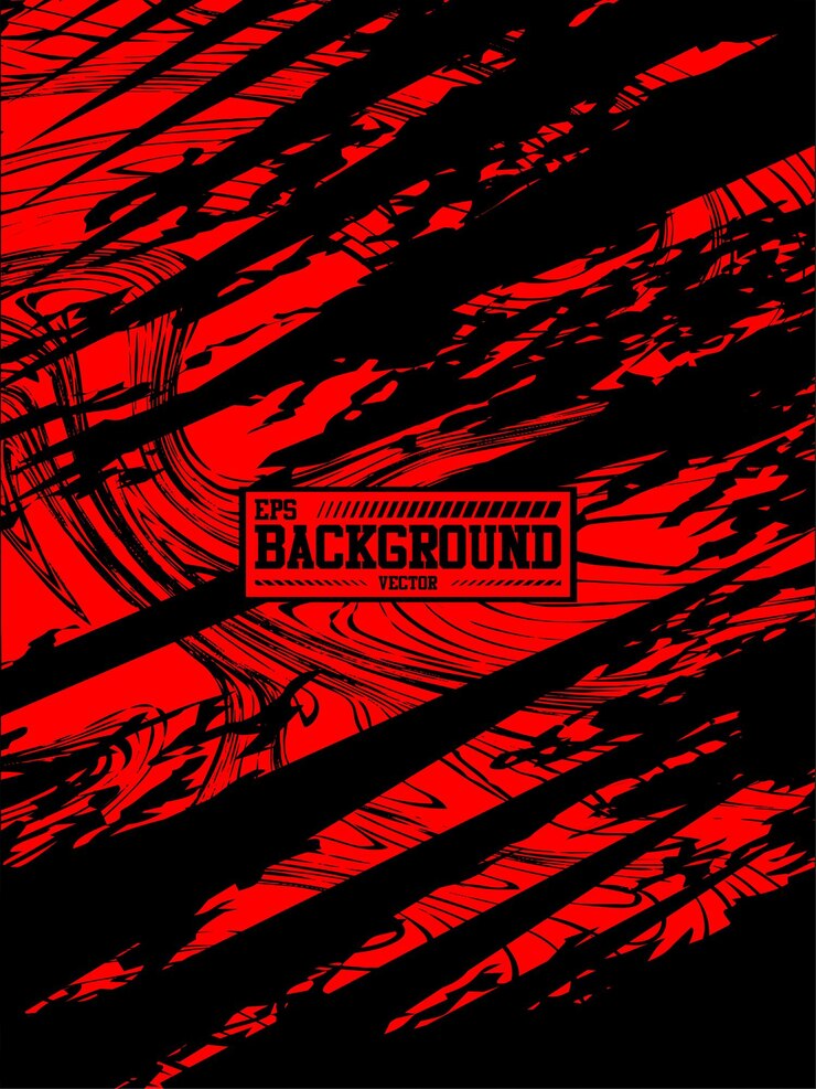 fondo rojo triángulos negros destrucción