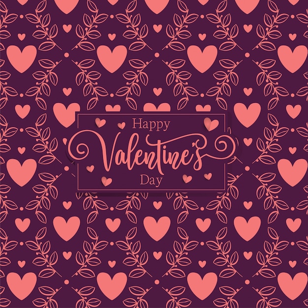 Fondo romántico lindo del día de tarjeta del día de San Valentín de los corazones