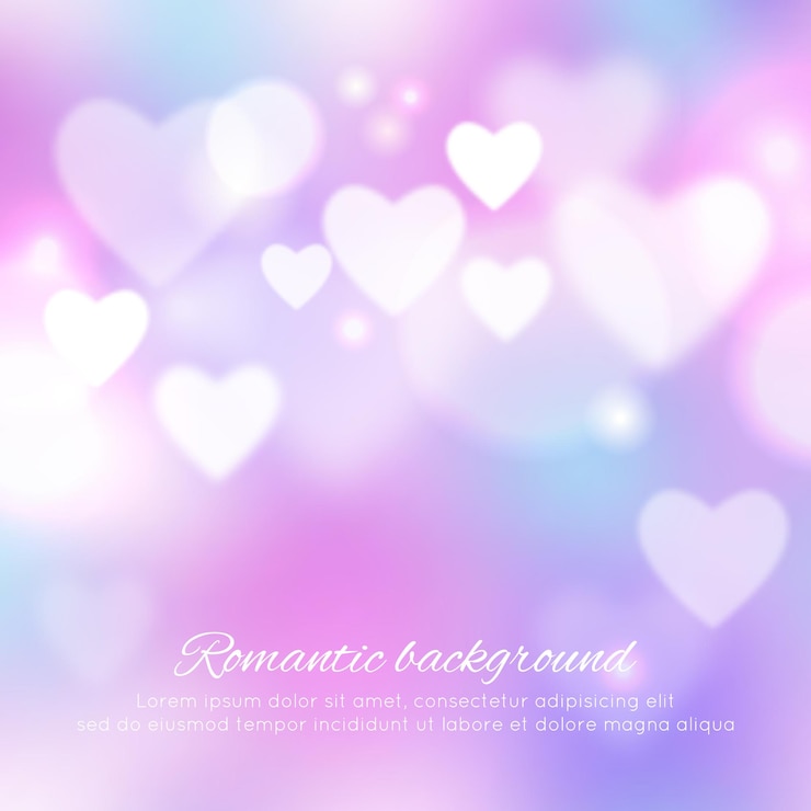Vector fondo romántico de san valentín