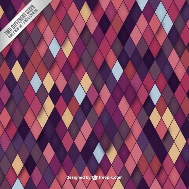 Fondo de rombos de colores