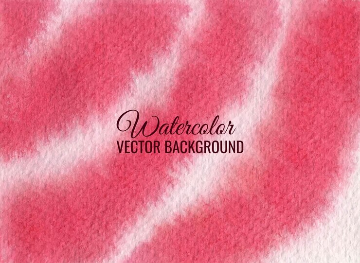 Vector fondo rosa abstracto acuarela sobre lienzo con degradado rosa suave
