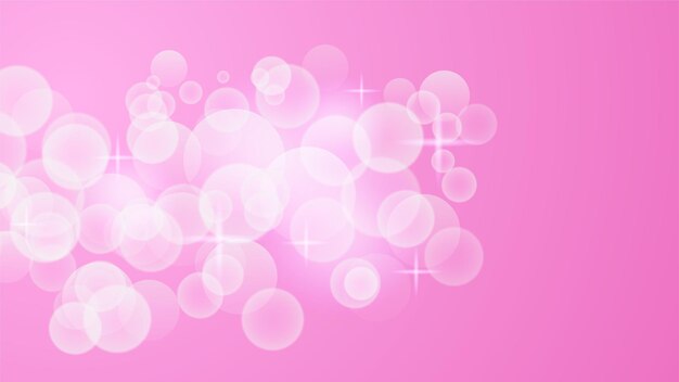 Fondo rosa abstracto con bokeh borroso