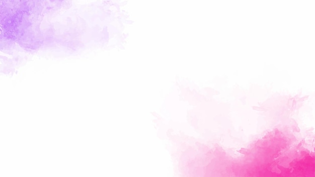 Fondo rosa abstracto pintado a mano en acuarela