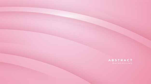 Fondo rosa abstracto para presentación de fondo de banner corporativo de negocios y mucho más Vector Premium