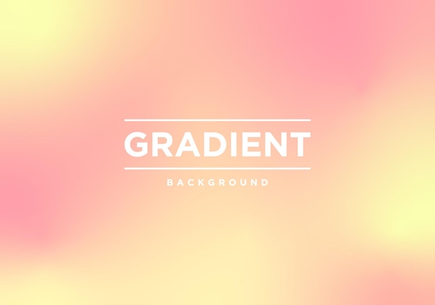 Un fondo rosa y amarillo con las palabras gradiente en letras blancas.