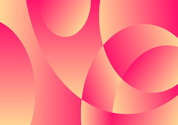 un fondo rosa con un círculo rosa y una cinta rosa