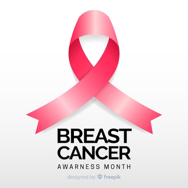 Fondo rosa concepto mes de prevención del cáncer de mama