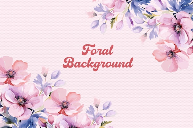 un fondo rosa con flores y un lugar para una flor