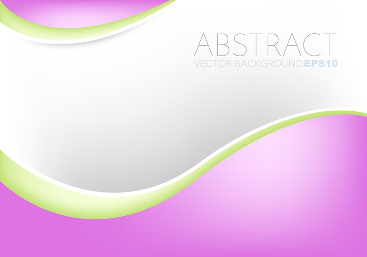 Vector un fondo rosa con un fondo blanco con una línea verde