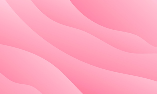 Fondo rosa con línea de curva dinámica elemento de decoración de diseño gráfico elegante