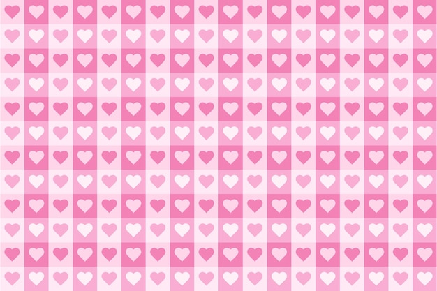 un fondo rosa con un patrón de corazones