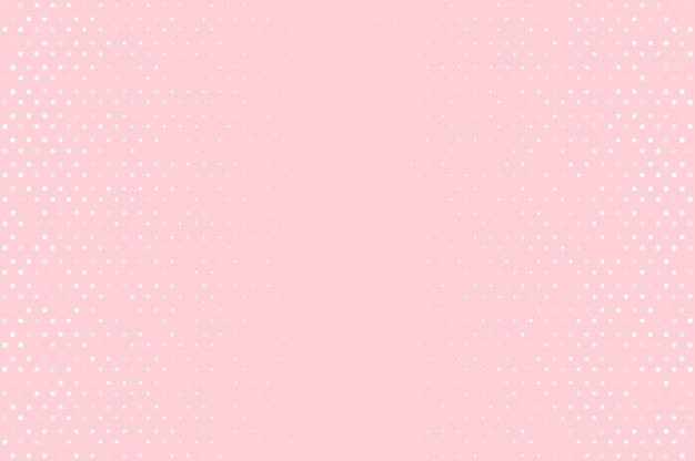 Vector fondo rosa con puntos blancos