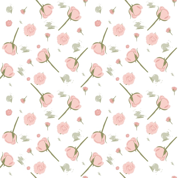 Fondo de rosas vintage color rosa