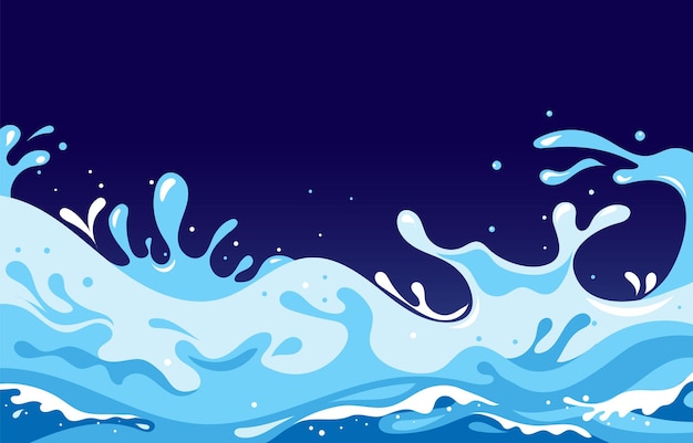 Fondo con salpicadura de agua