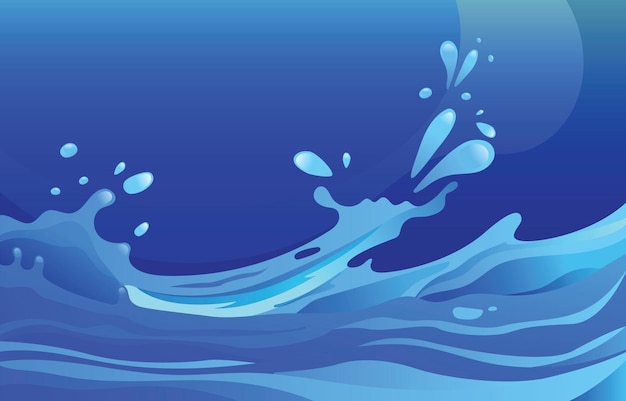 Fondo con salpicadura de agua