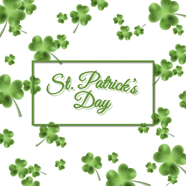 Fondo de saludo del día de San Patricio