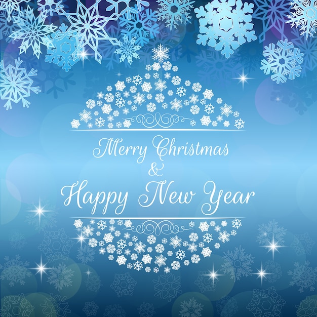 Fondo de saludo de feliz navidad
