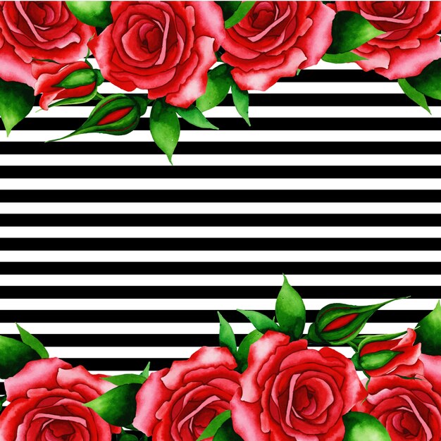 Fondo de San Valentín raya negra