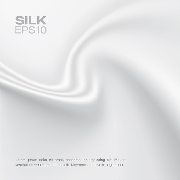 Fondo de seda blanca